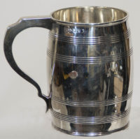 Lot 269: Coin Silver Mug