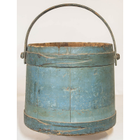 Lot 282: 19th C. Pine Firkin