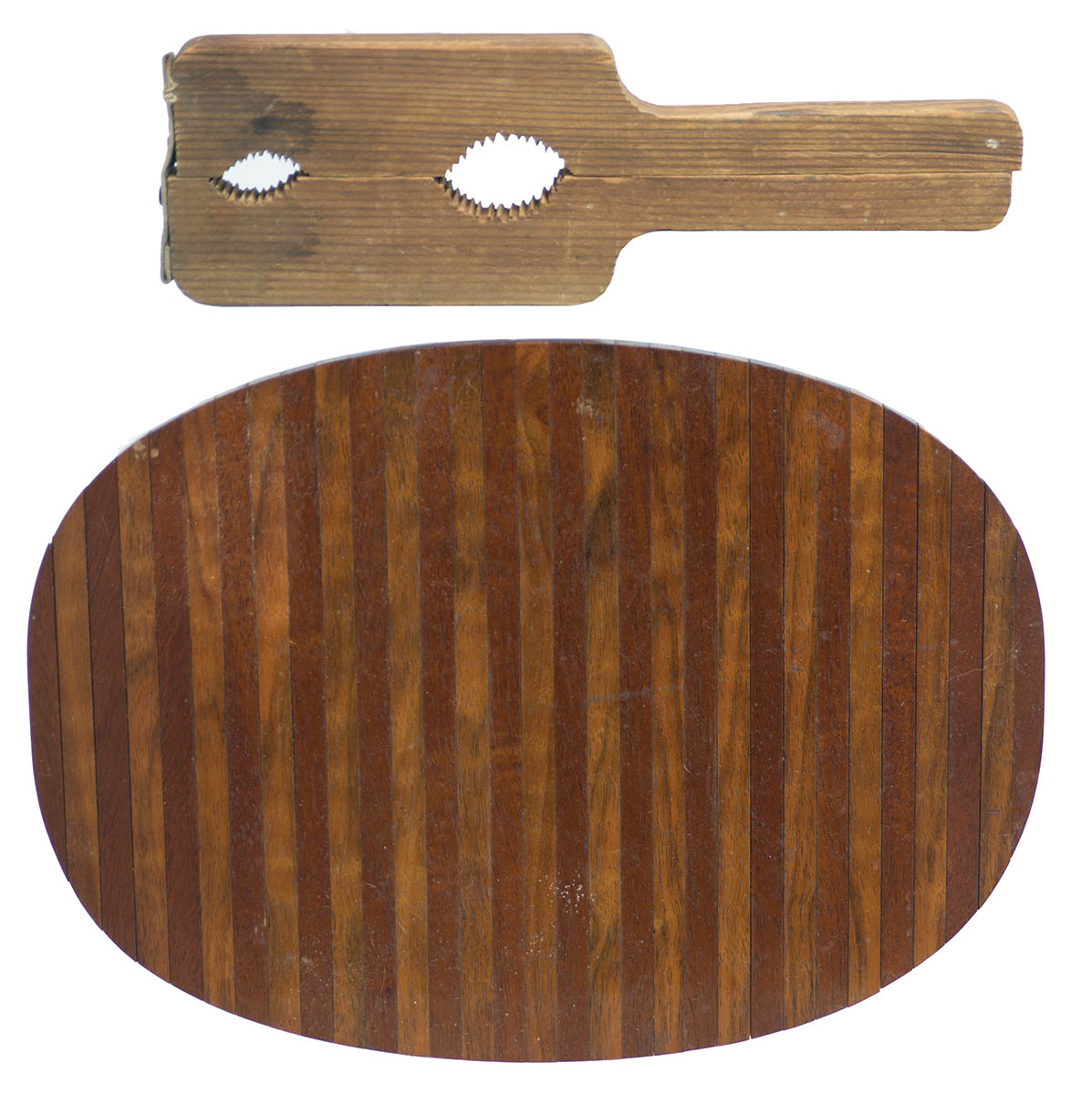 Lot 162: Hot Plate Mat, Cork Setter, and Rolling Pin