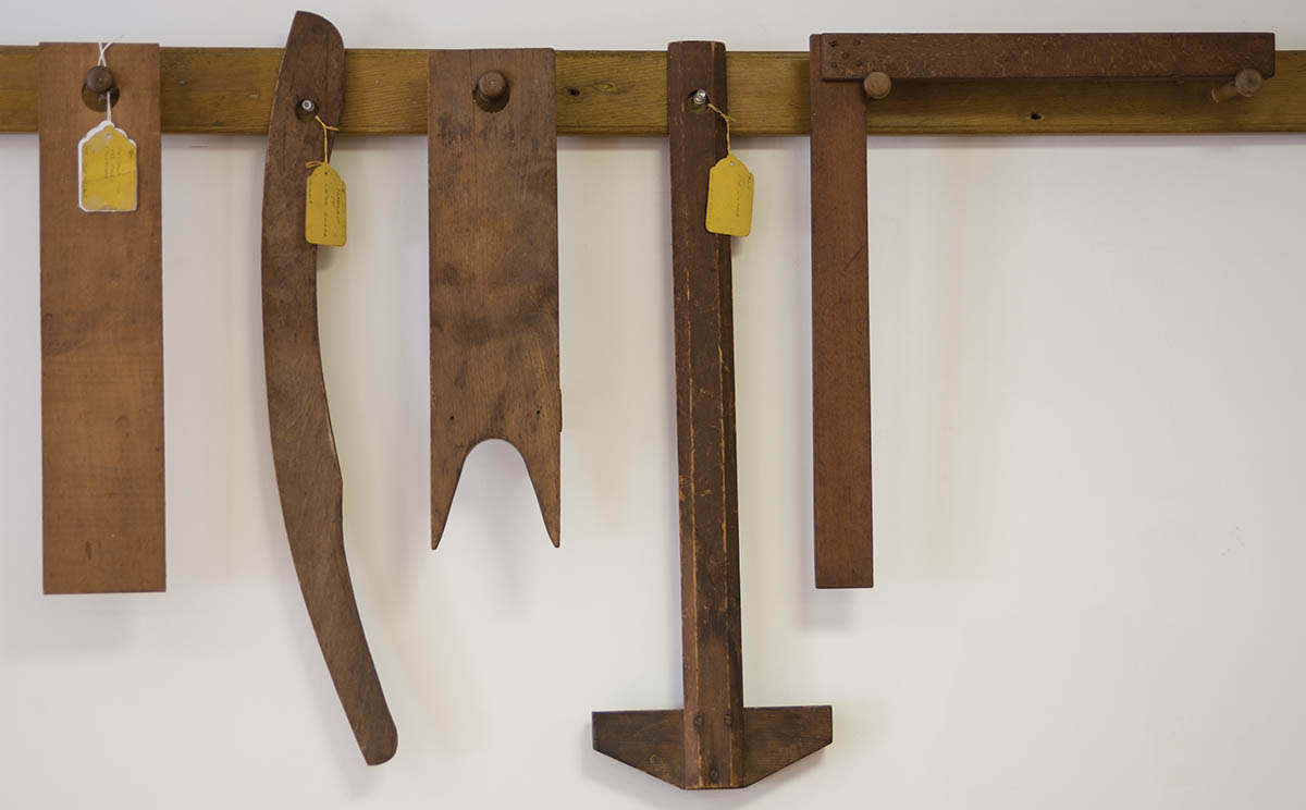 Lot 199: Five Shaker Wooden Objects