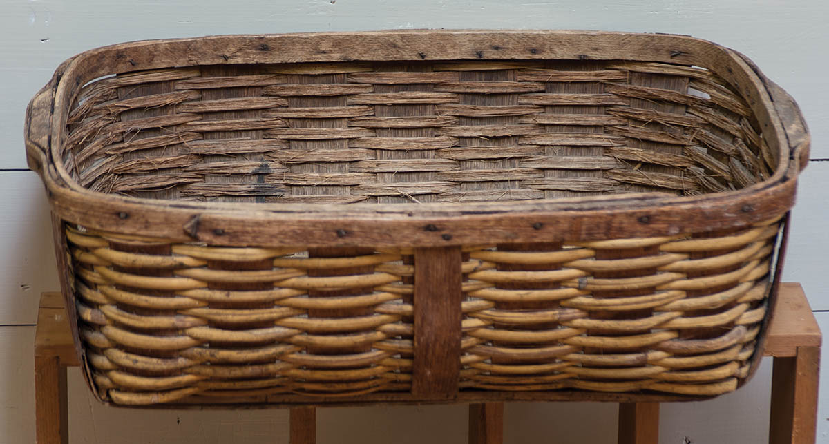 Lot 111: Four Early 20th C. Woven Baskets - Image 2