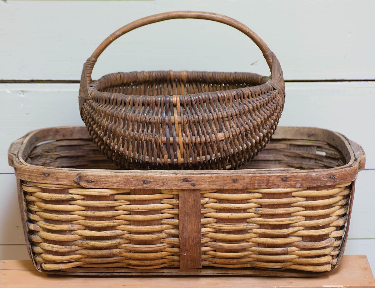 Lot 111: Four Early 20th C. Woven Baskets - Image 3