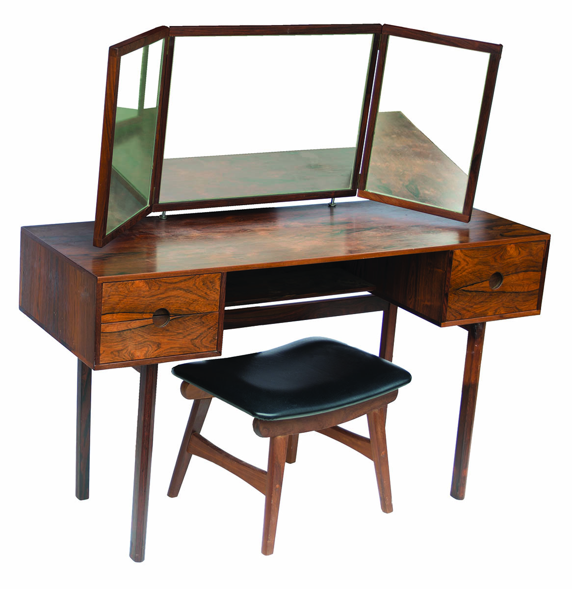 Lot 85: Kai Kristiansen Vanity and Stool - Image 4